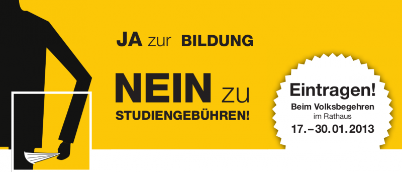 Gegen Studiengebühren